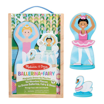 Melissa & Doug Ballerina / Fairy Magnetic Dress-Up Play Set
