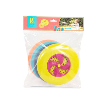 B. Toys Disc-Oh! Flying Discs B. Frisbees, 4Pcs in Polybag