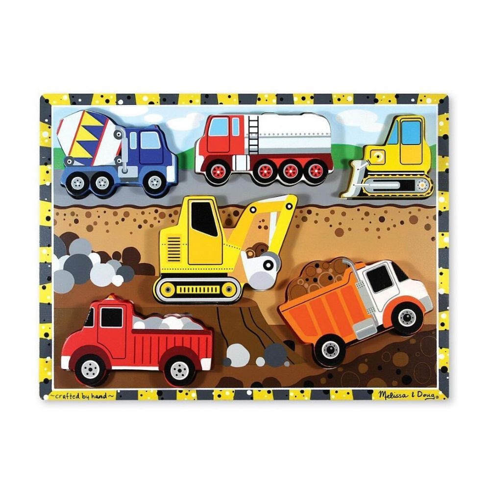 Melissa & Doug Chunky Puzzle - Construction