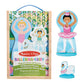 Melissa & Doug Ballerina / Fairy Magnetic Dress-Up Play Set