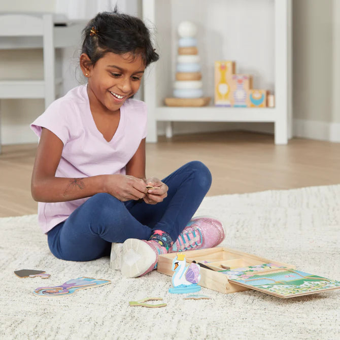 Melissa & Doug Ballerina / Fairy Magnetic Dress-Up Play Set