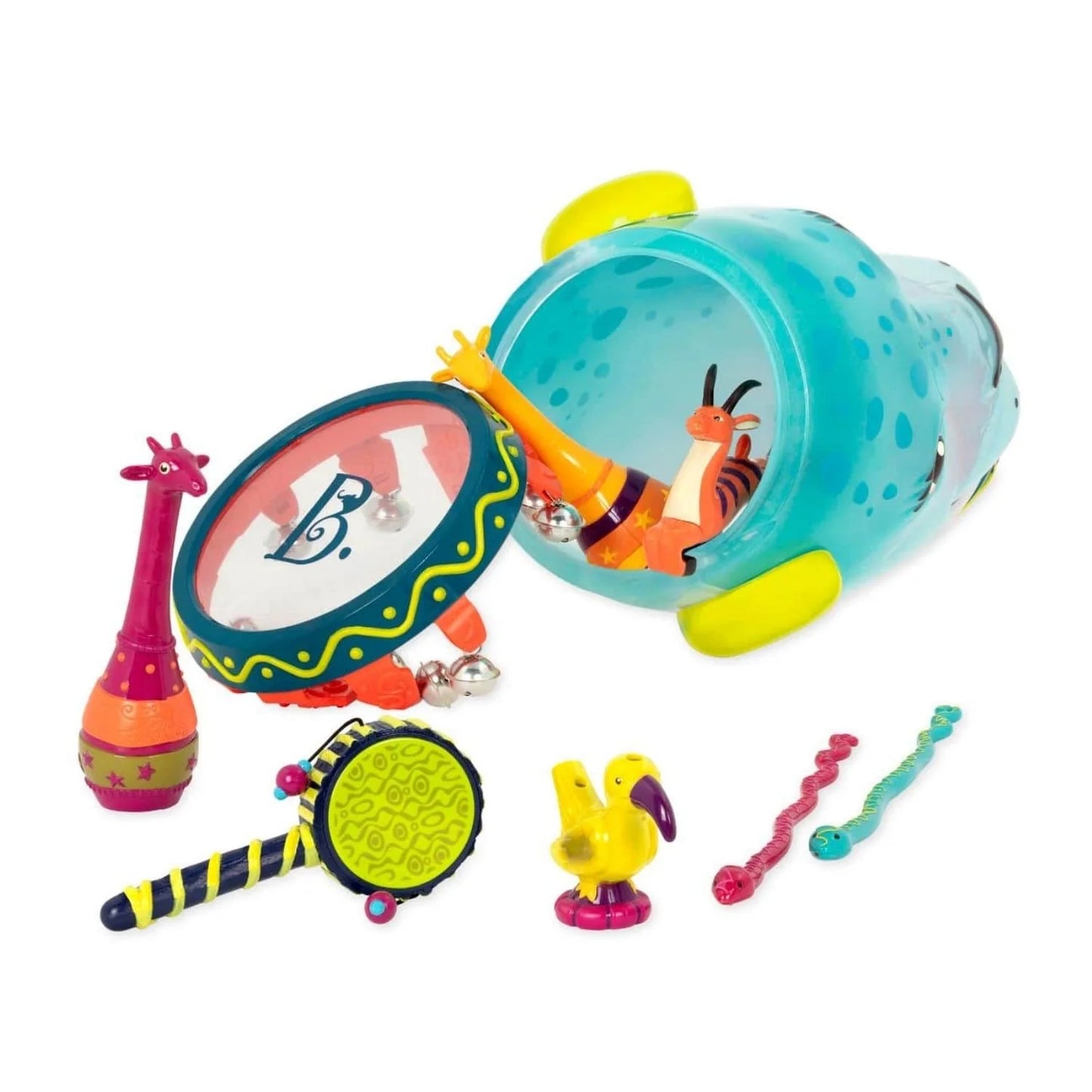 B. Toys B. Jungle Jam Musical Instrument Set