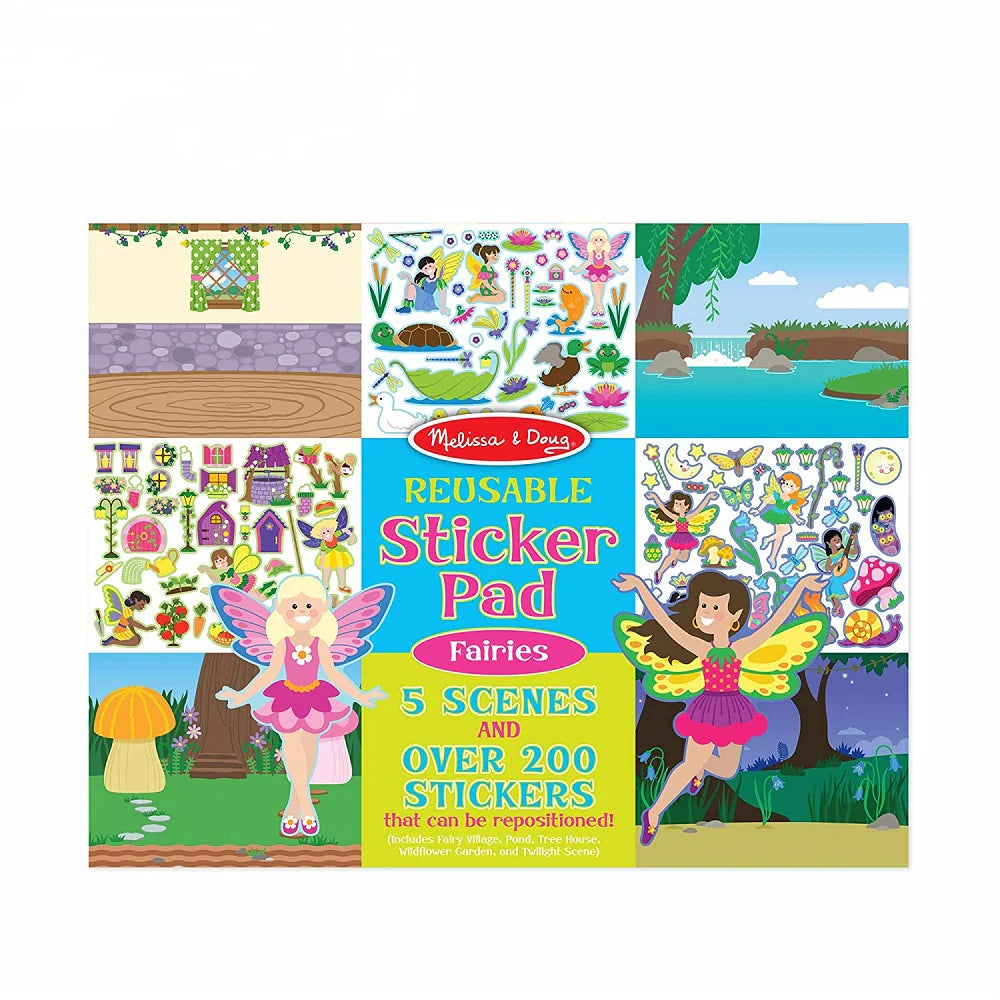Melissa & Doug Fairies Reusable Sticker Pad