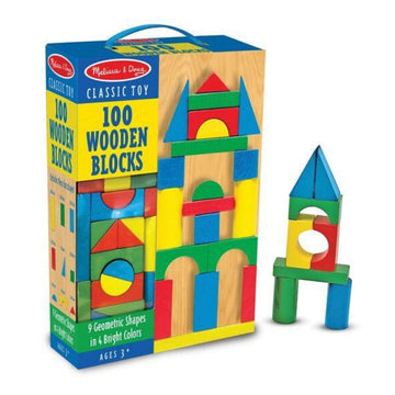 Melissa & Doug 100 Wood Block Set