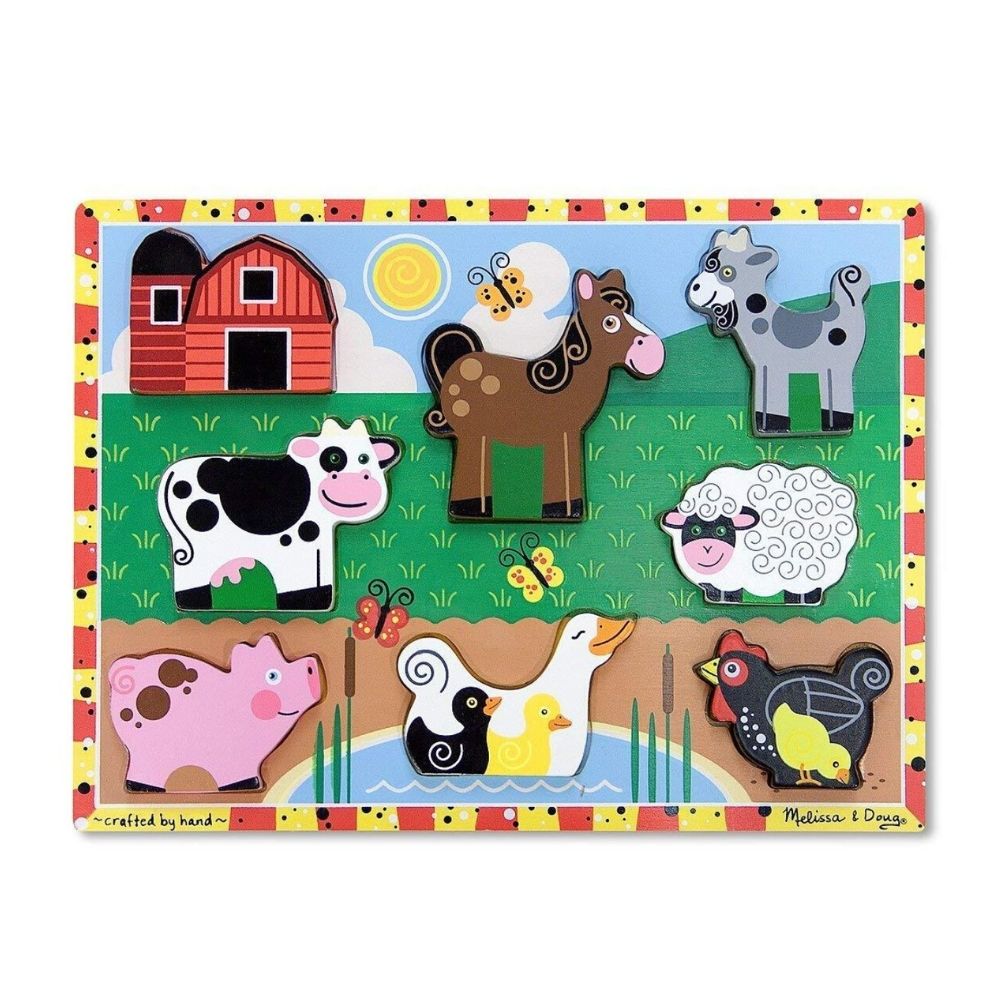 Melissa & Doug Chunky Jigsaw Puzzle - Farm