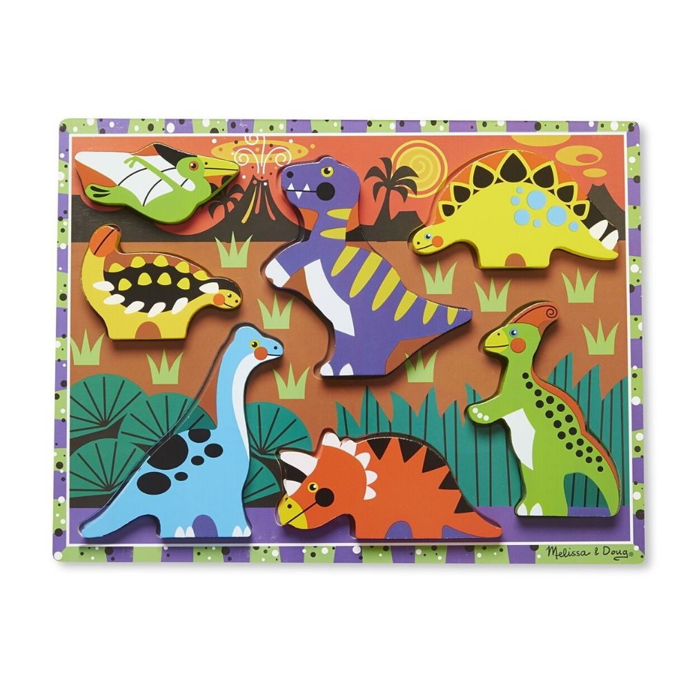 Melissa & Doug Chunky Puzzle - Dinosaurs