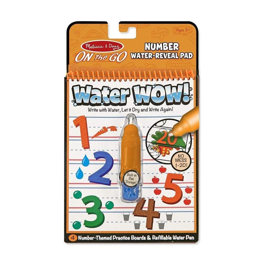 Melissa & Doug On the Go Water Wow Numbers Activity Book