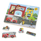 Melissa & Doug Around The Fire Station Sound Puzzle