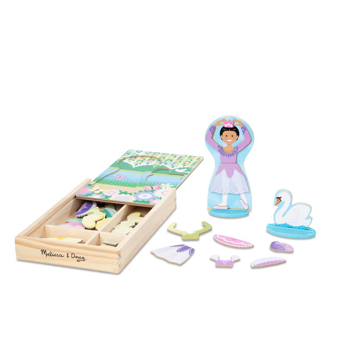 Melissa & Doug Ballerina / Fairy Magnetic Dress-Up Play Set